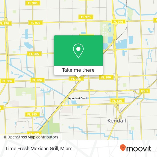 Lime Fresh Mexican Grill map