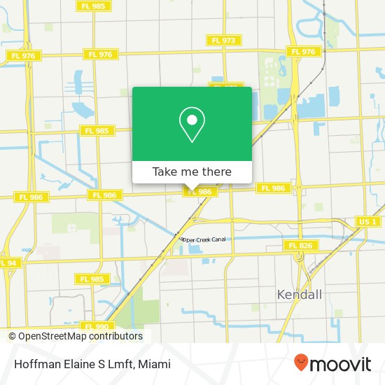 Hoffman Elaine S Lmft map