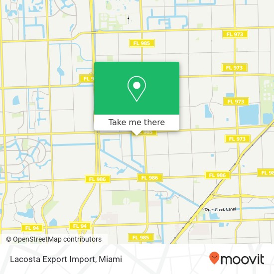 Lacosta Export Import map