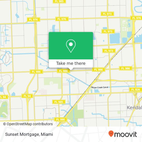 Mapa de Sunset Mortgage