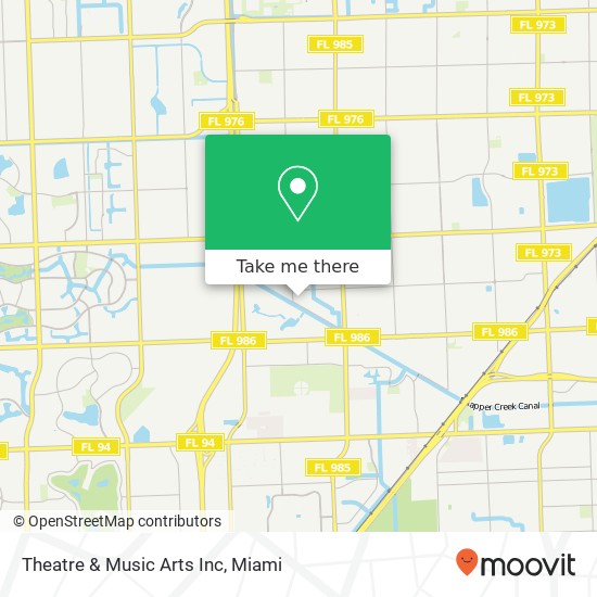 Theatre & Music Arts Inc map