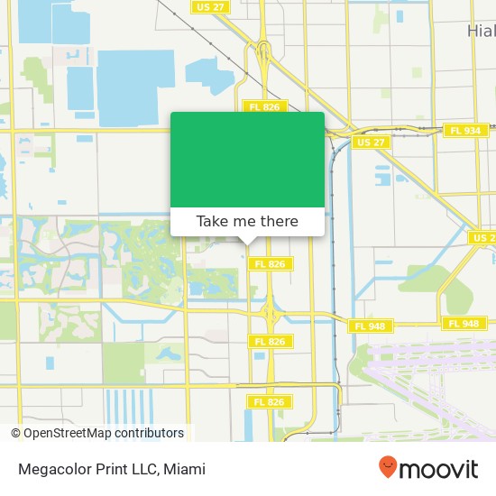 Mapa de Megacolor Print LLC