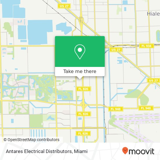 Mapa de Antares Electrical Distributors