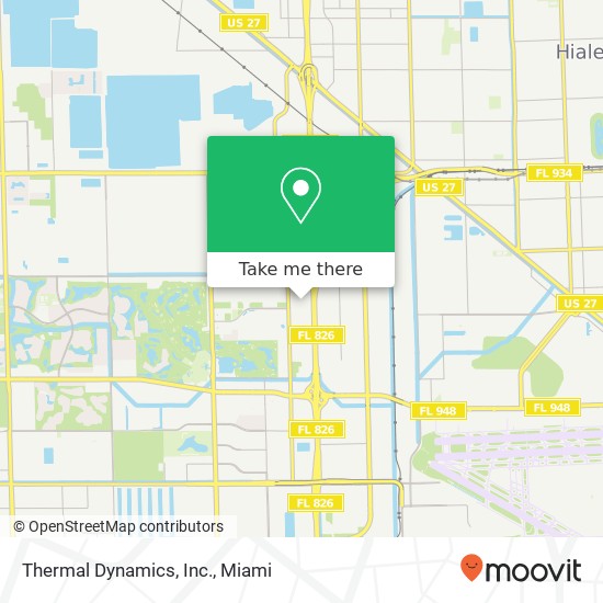 Mapa de Thermal Dynamics, Inc.