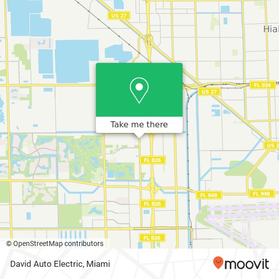David Auto Electric map