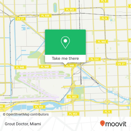 Grout Doctor map