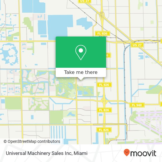 Universal Machinery Sales Inc map