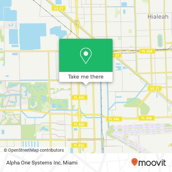 Mapa de Alpha One Systems Inc