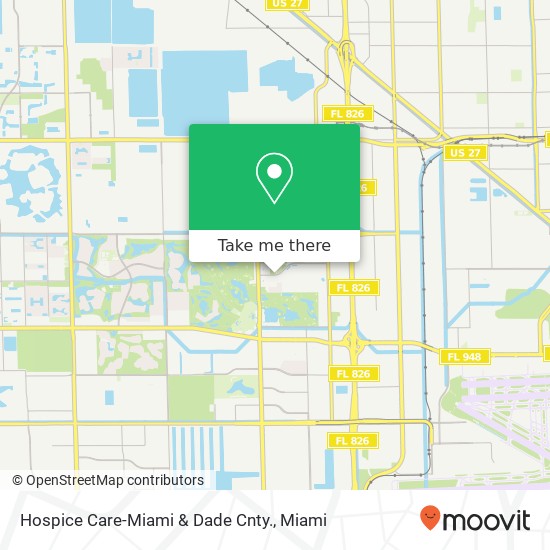 Hospice Care-Miami & Dade Cnty. map
