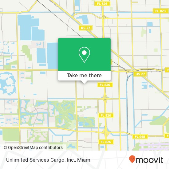 Unlimited Services Cargo, Inc. map