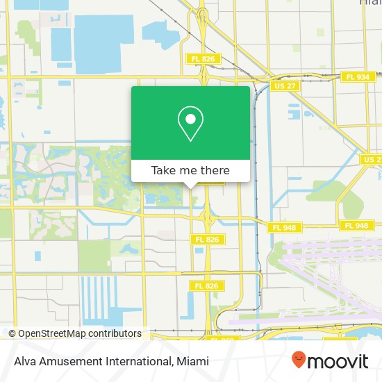 Alva Amusement International map