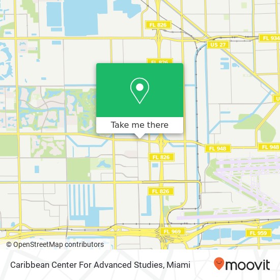 Caribbean Center For Advanced Studies map