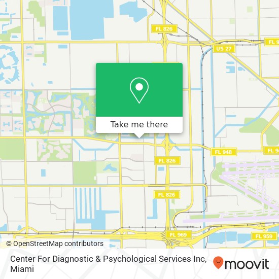 Mapa de Center For Diagnostic & Psychological Services Inc