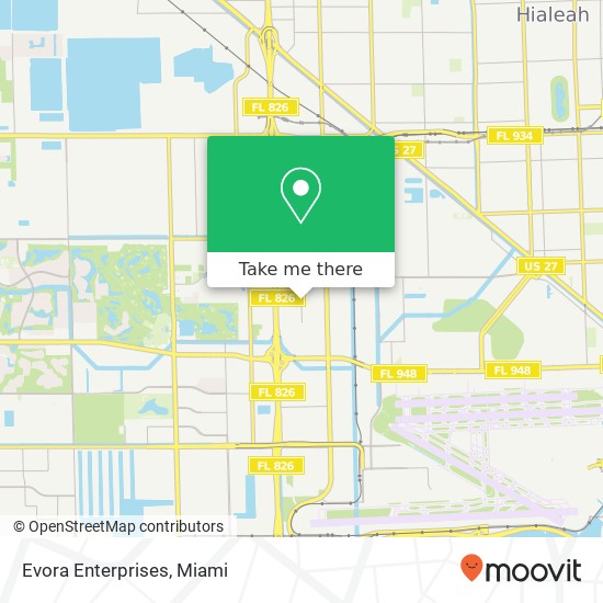 Evora Enterprises map