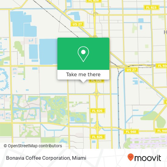 Bonavia Coffee Corporation map