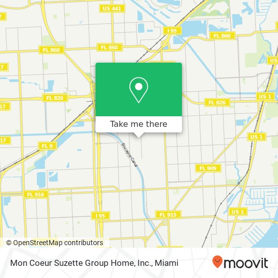 Mapa de Mon Coeur Suzette Group Home, Inc.