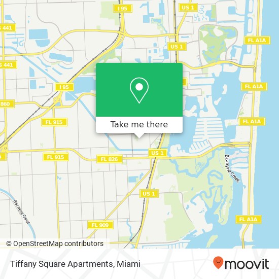 Tiffany Square Apartments map