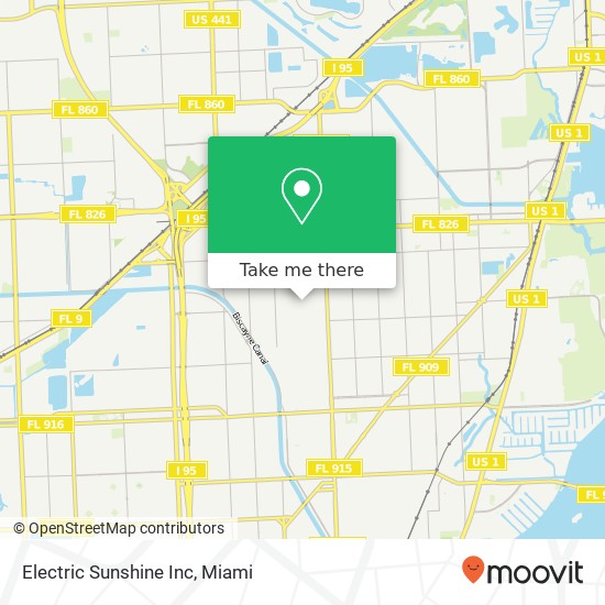 Electric Sunshine Inc map