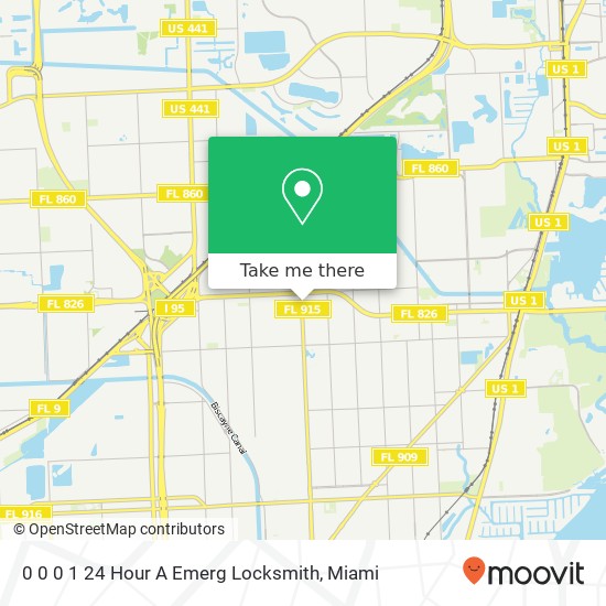 Mapa de 0 0 0 1 24 Hour A Emerg Locksmith