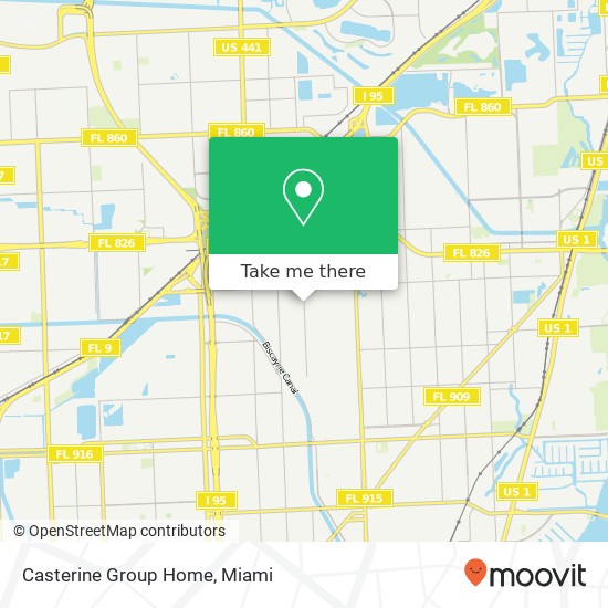 Casterine Group Home map