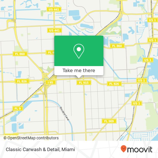 Classic Carwash & Detail map