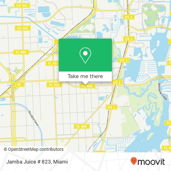 Jamba Juice # 823 map