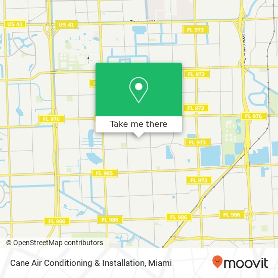 Mapa de Cane Air Conditioning & Installation