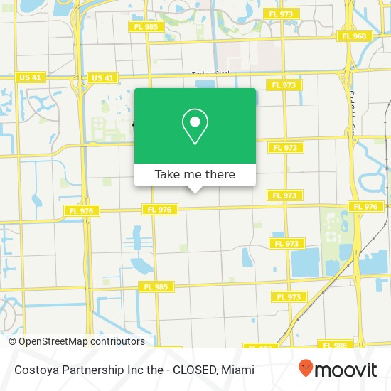 Costoya Partnership Inc the - CLOSED map