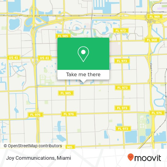 Joy Communications map