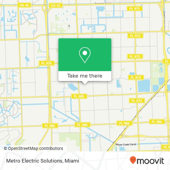 Mapa de Metro Electric Solutions