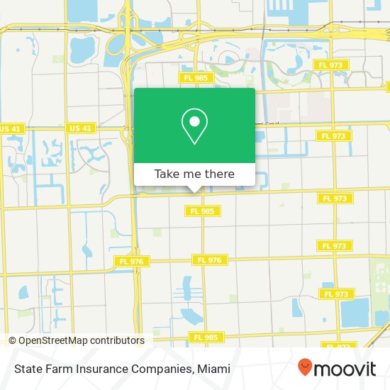 State Farm Insurance Companies map