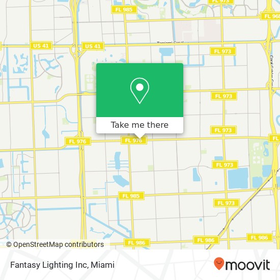 Fantasy Lighting Inc map