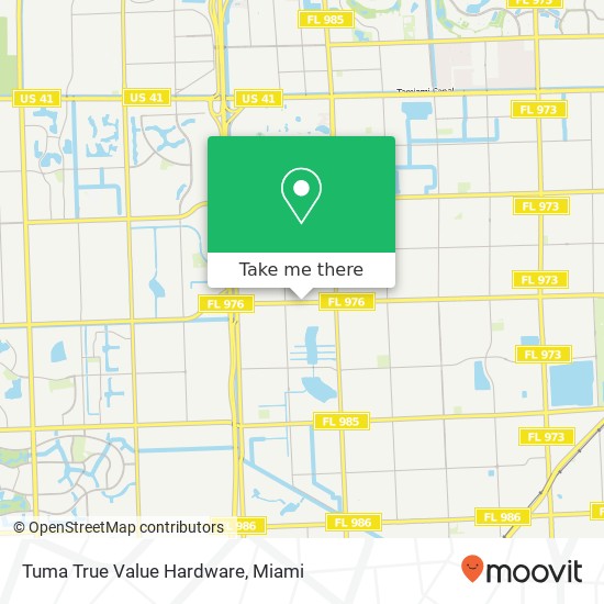 Tuma True Value Hardware map