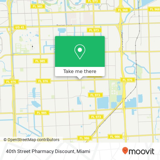 40th Street Pharmacy Discount map
