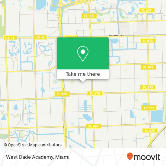 West Dade Academy map