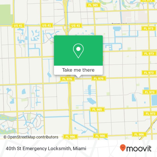 Mapa de 40th St Emergency Locksmith