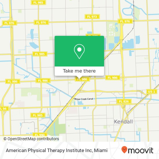 American Physical Therapy Institute Inc map