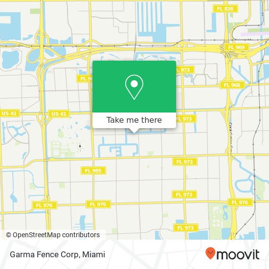 Garma Fence Corp map