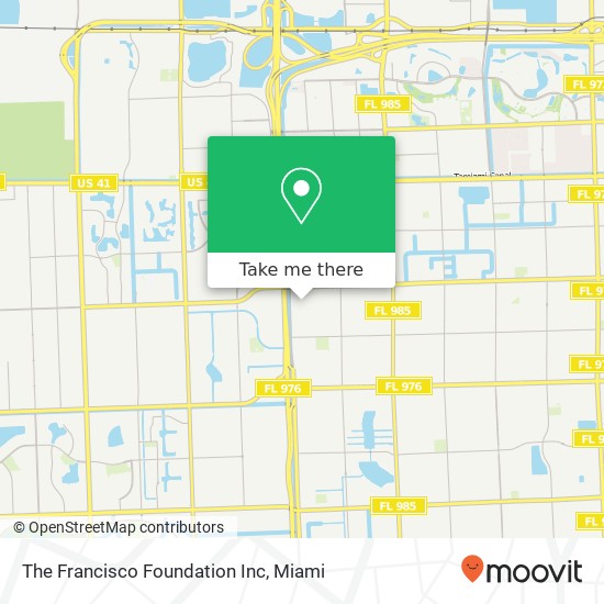 The Francisco Foundation Inc map
