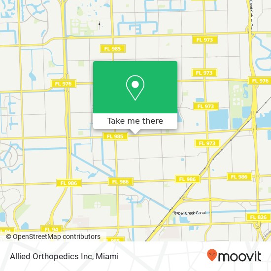 Allied Orthopedics Inc map