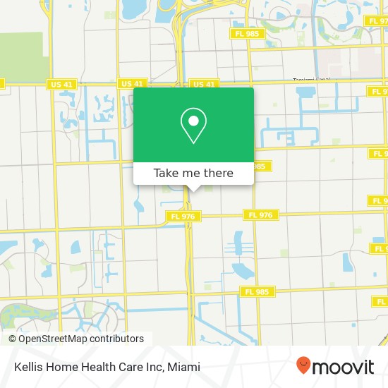 Kellis Home Health Care Inc map