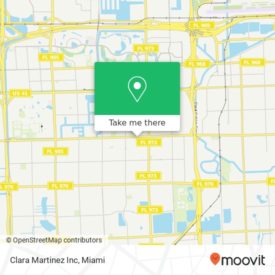 Clara Martinez Inc map