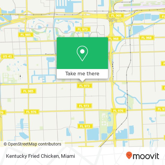 Kentucky Fried Chicken map