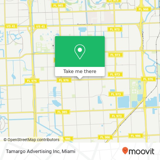Tamargo Advertising Inc map
