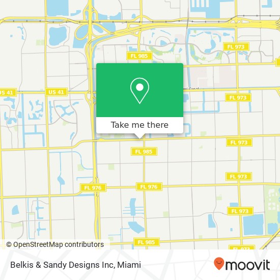 Belkis & Sandy Designs Inc map