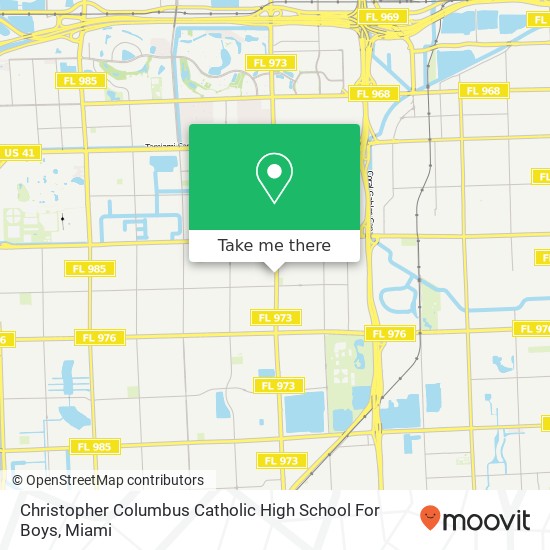 Mapa de Christopher Columbus Catholic High School For Boys