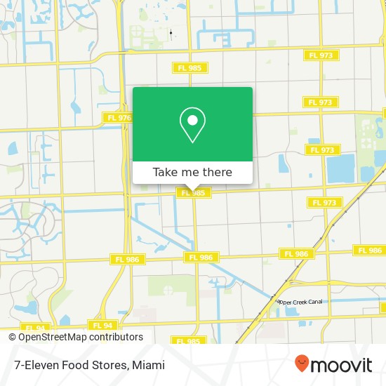 Mapa de 7-Eleven Food Stores