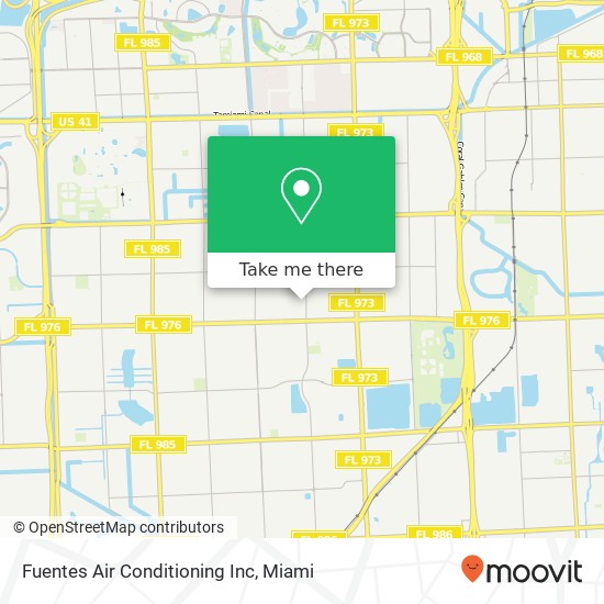 Fuentes Air Conditioning Inc map