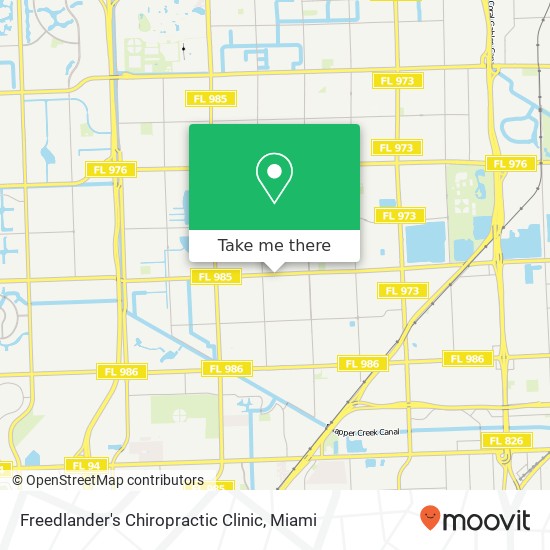 Freedlander's Chiropractic Clinic map