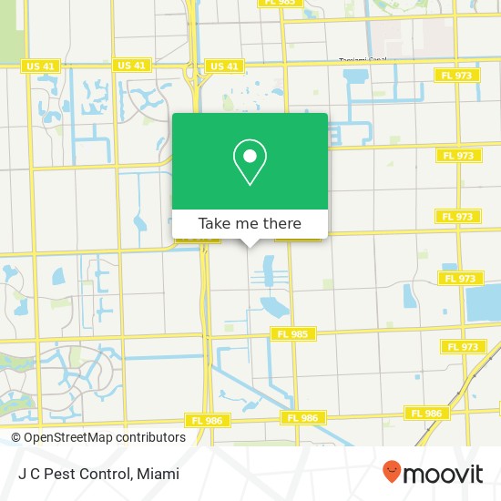 J C Pest Control map